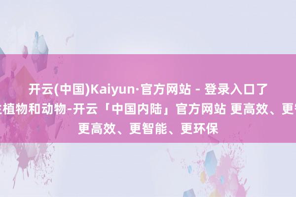 开云(中国)Kaiyun·官方网站 - 登录入口了解每一种野生植物和动物-开云「中国内陆」官方网站 更高效、更智能、更环保