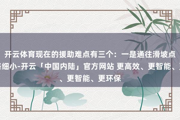开云体育现在的援助难点有三个：一是通往滑坡点的谈路细小-开云「中国内陆」官方网站 更高效、更智能、更环保