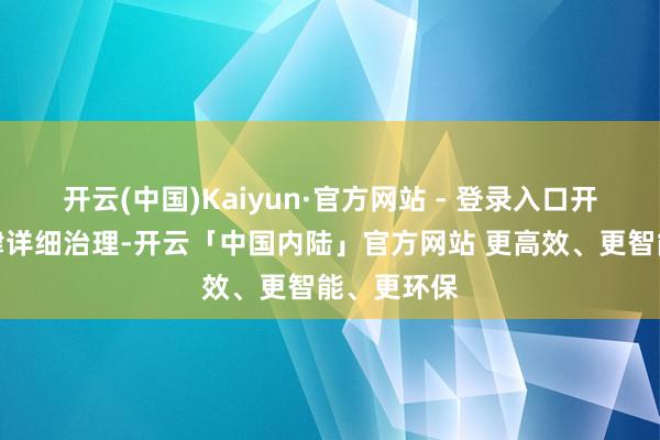 开云(中国)Kaiyun·官方网站 - 登录入口开展社会纪律详细治理-开云「中国内陆」官方网站 更高效、更智能、更环保